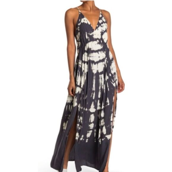 Young Fabulous Broke Tie-Dyed Maxi Dress Sleeveless Pullover Size S - Picture 2 of 5